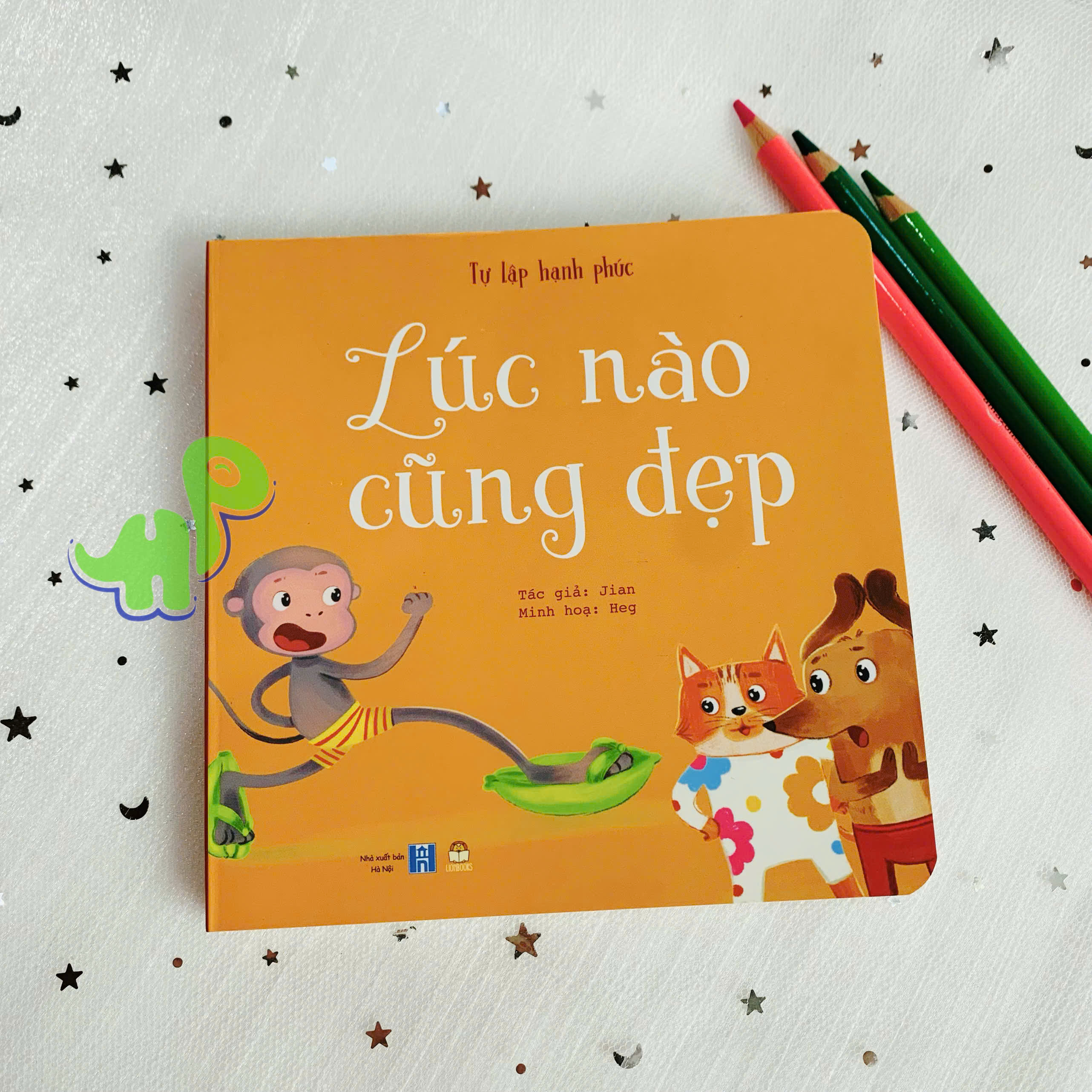Bộ Tự lập hạnh phúc 4 cuốn bồi cứng - Sách truyện cho bé 1-6 tuổi Lionbooks