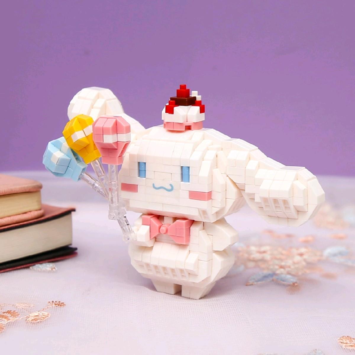 Lắp ráp mô hình Cionamoroll mini đáng yêu Toy Bộ Lắp Ráp