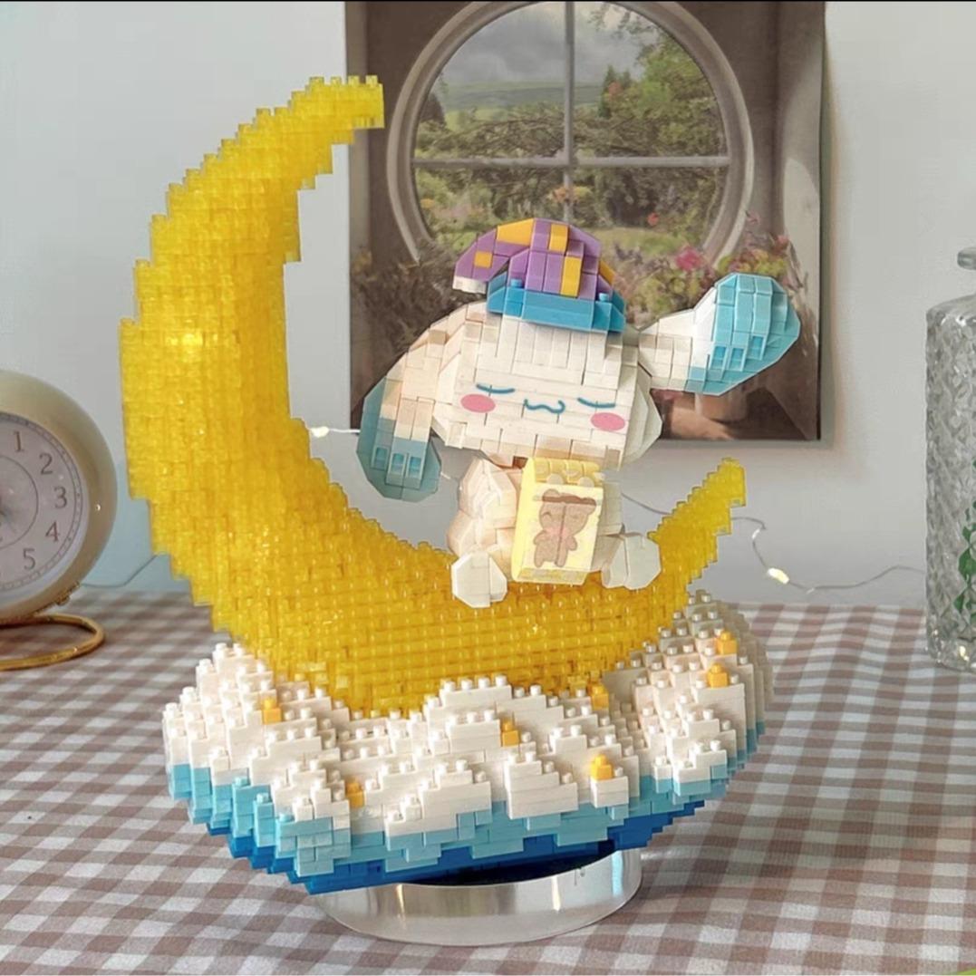 Lắp ráp mô hình Cionamoroll mini đáng yêu Toy Bộ Lắp Ráp