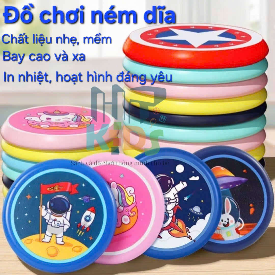 Đồ chơi ném dĩa, đĩa bay mềm, xốp, nhẹ size 20cm cho bé vui chơi vận động ngoài trời