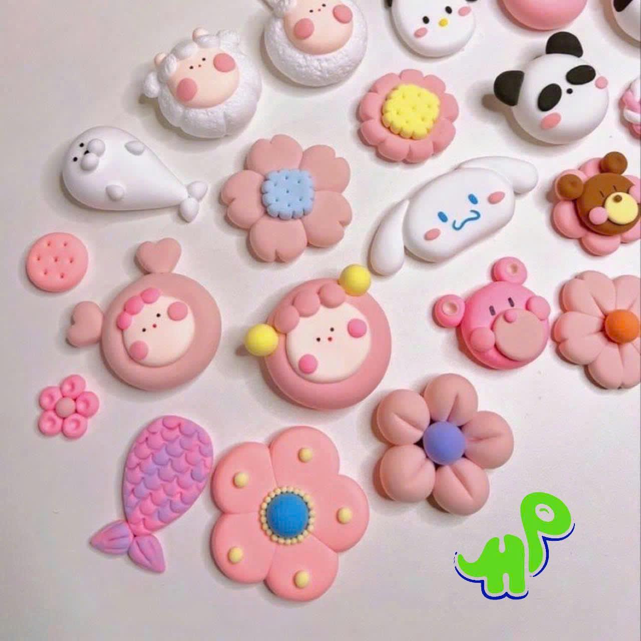 Đất sét tự khô Nhật 12/24 màu SMARTKIDS đất nặn tự khô cao cấp siêu nhẹ dành cho bé làm butter slime