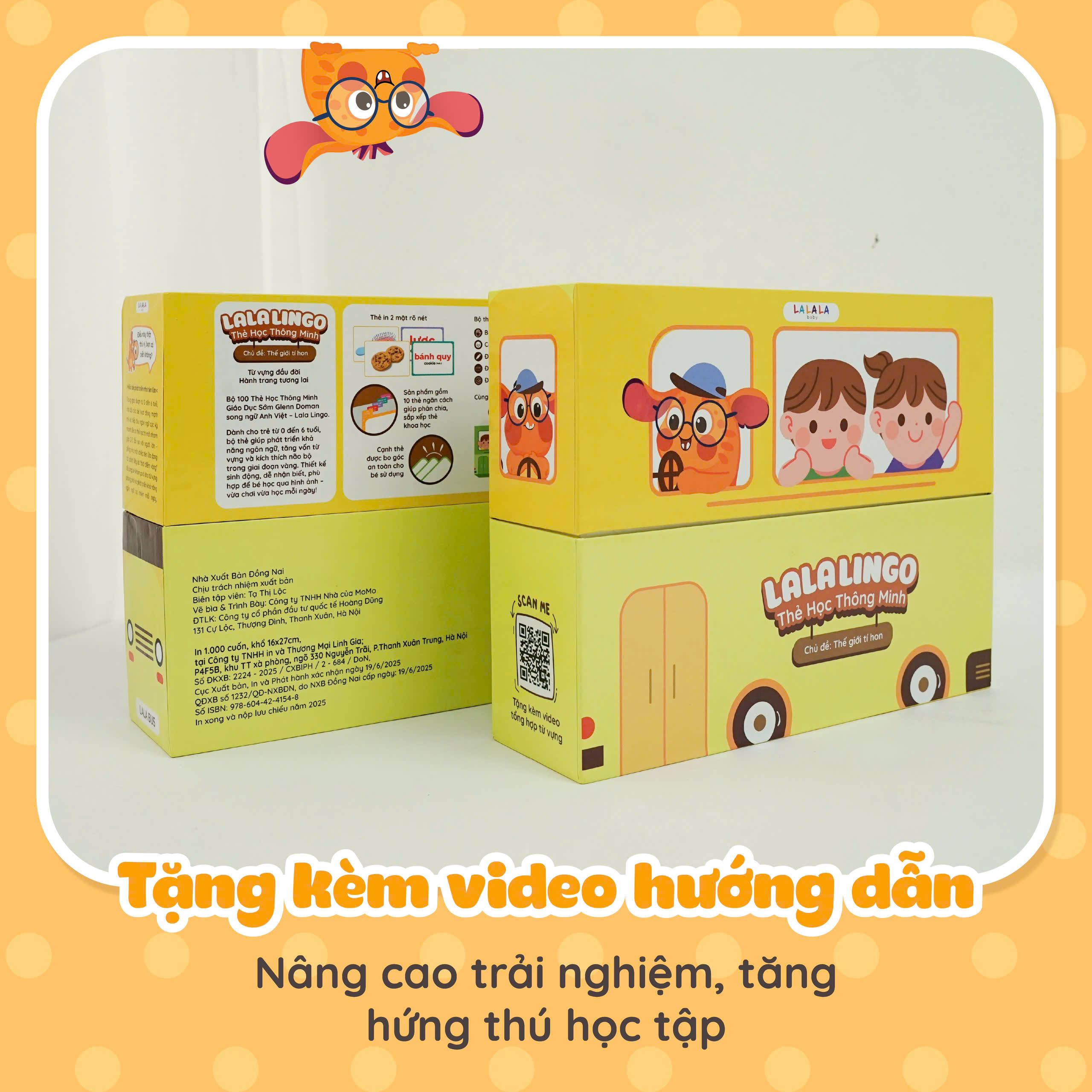 Thẻ học thông minh Lala Lingo, Flashcard nhiều chủ đề dành cho bé