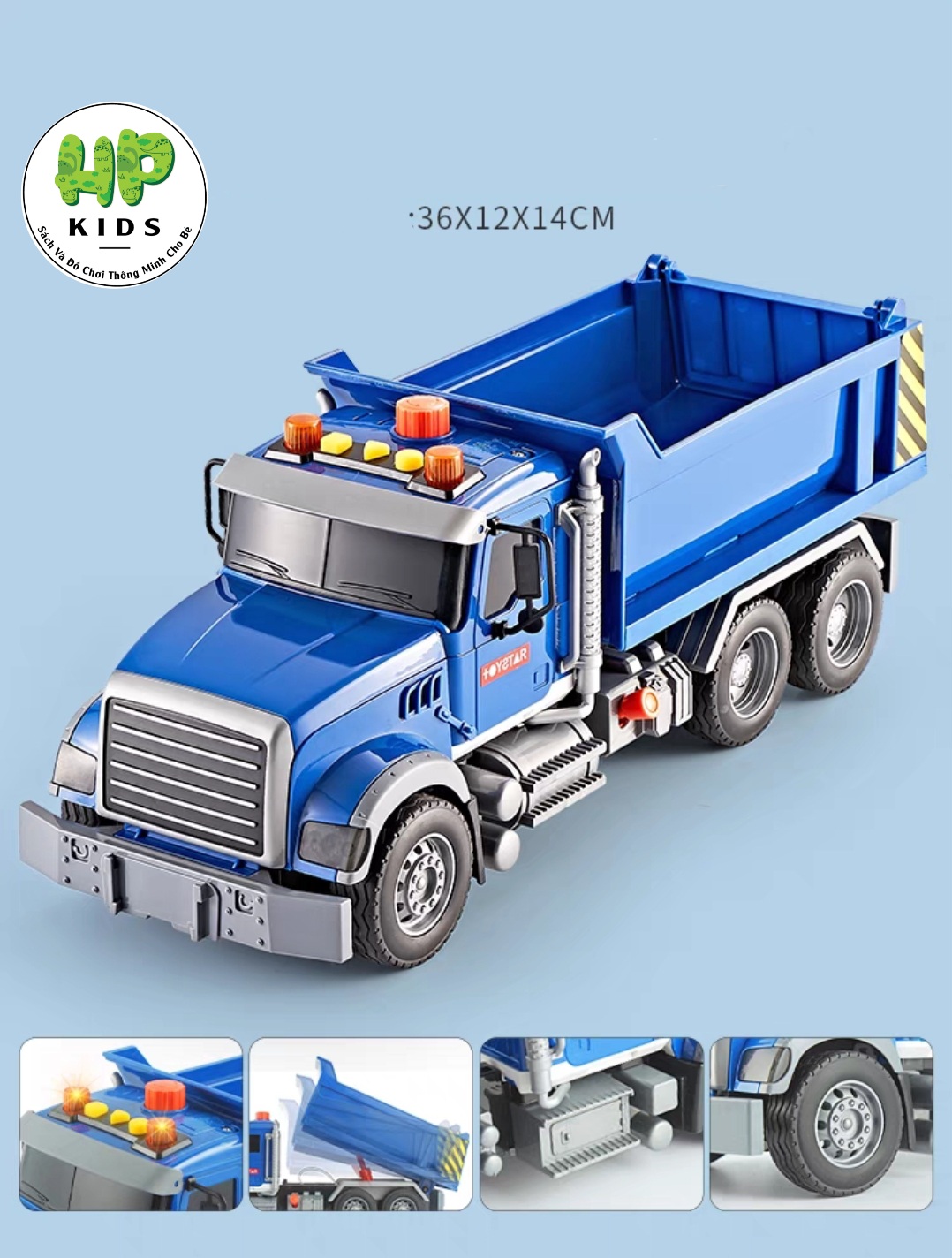 Đồ chơi xe mô hình cỡ lớn xe cứu hóa phun nước, xe rác, xe trộn bê tông, xe nâng, xe tải...