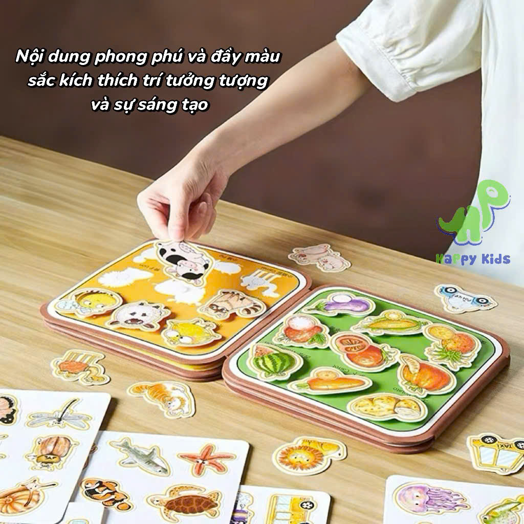 Đồ chơi tranh bóc dán, tô vẽ màu ma thuật bằng nước tái sử dụng được nhiều lần cho bé thảo sức sáng tạo