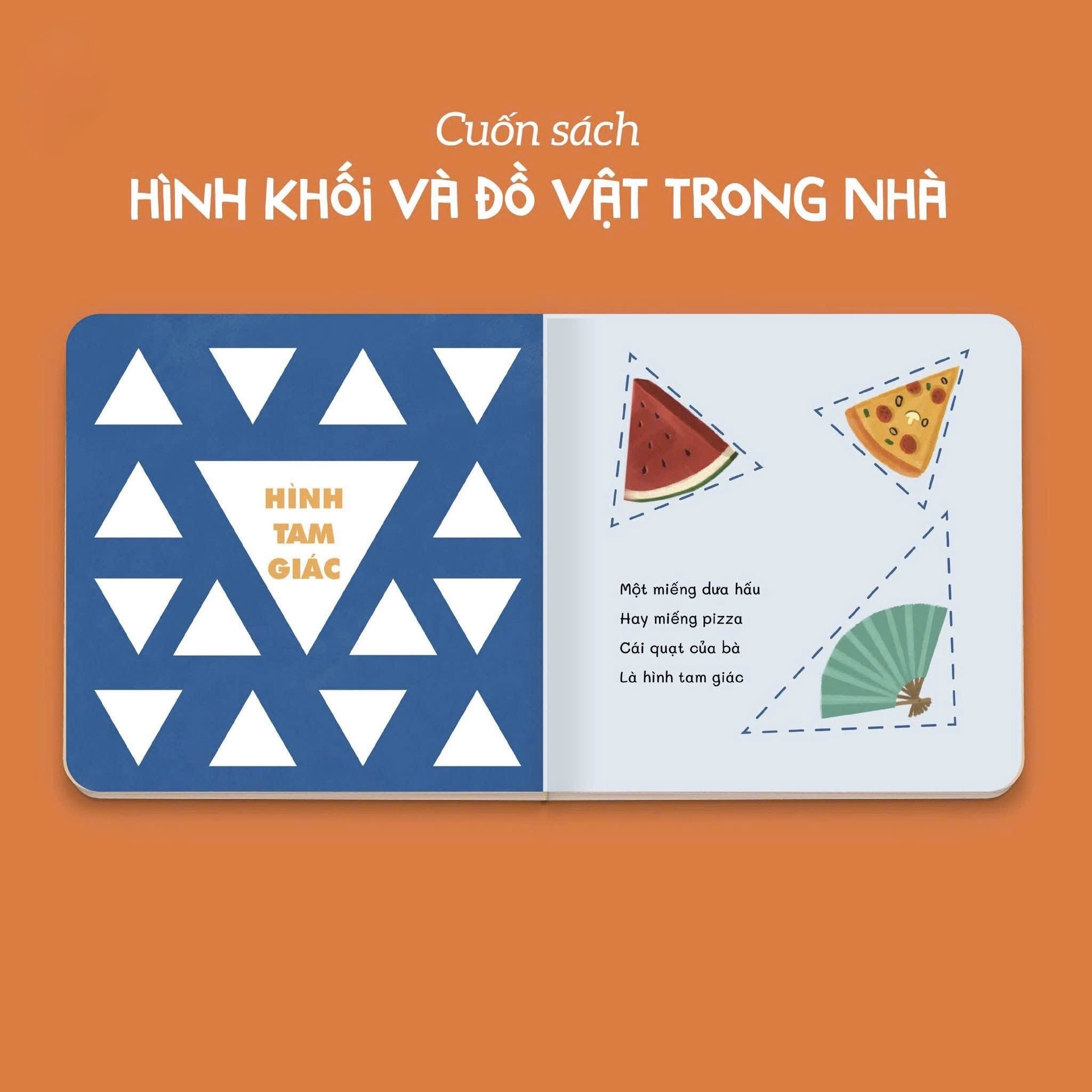Sách - Bộ sách đầu tiên của bé 5 cuốn bồi cứng - Sách thơ cho bé sơ sinh, 0-6 tháng, 1 tuổi, em bé tập nói phát triển vốn từ  - Lionbooks