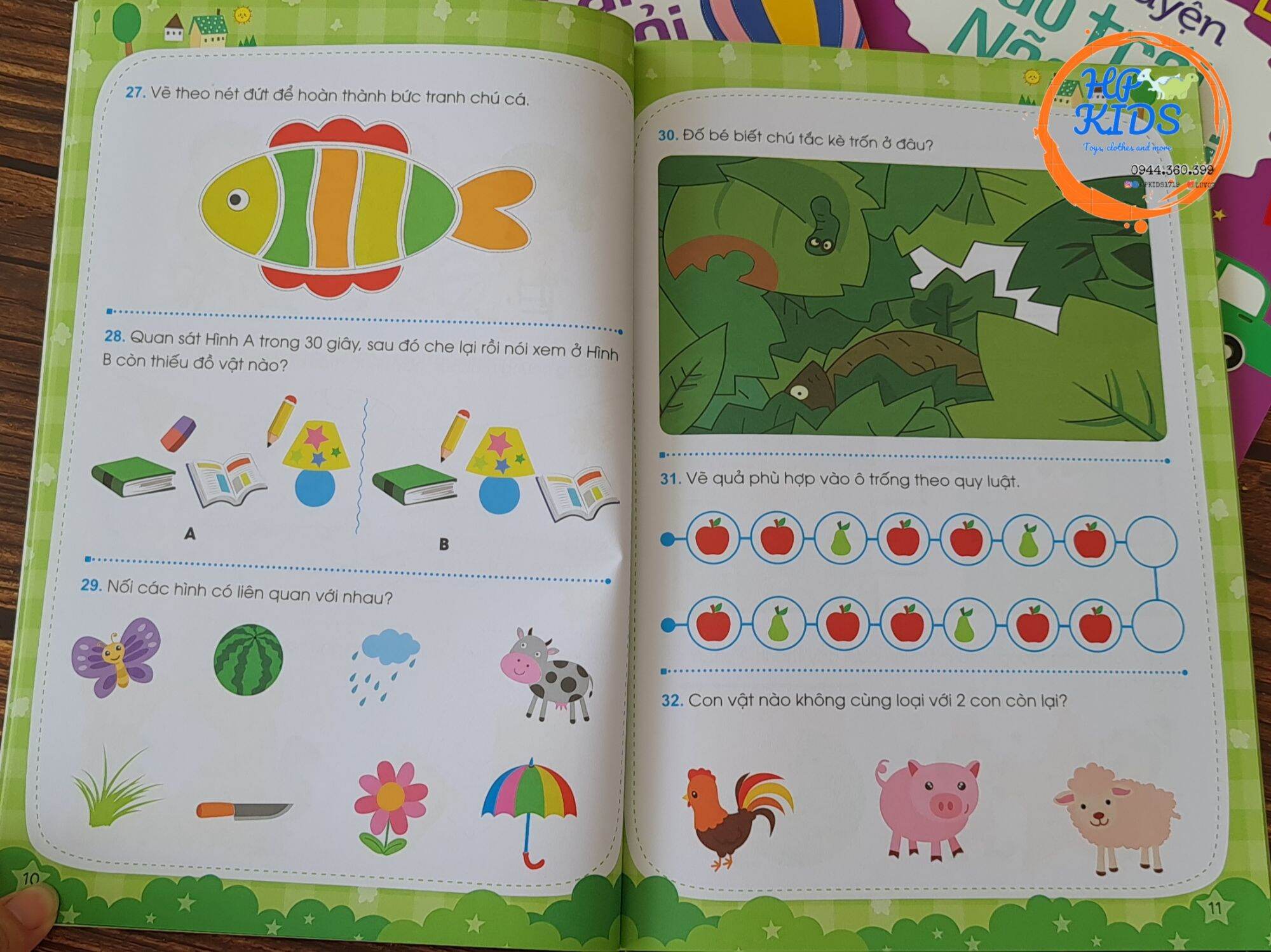 Sách Sân chơi trí tuệ trò chơi tư duy rèn luyện não trái não phải dành cho trẻ từ 3-6 tuổi