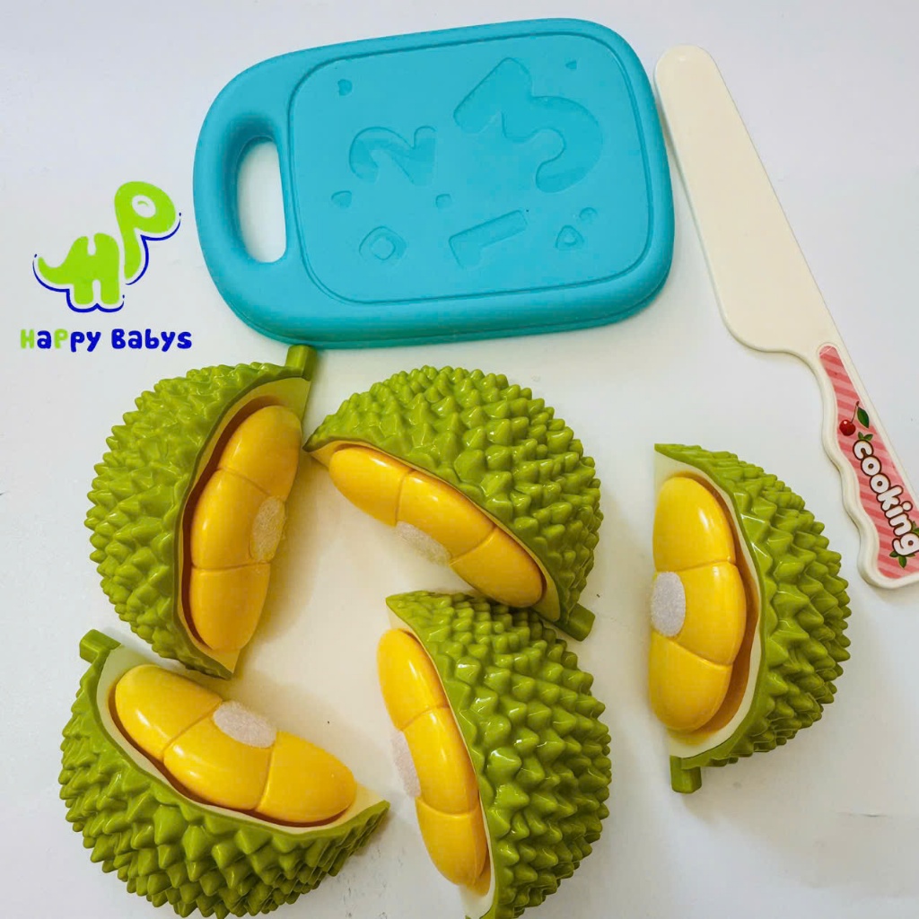 Bộ Đồ Chơi Cắt Trái Cây có khay đựng Bằng Nhựa An Toàn Cho Bé - Vừa Học Vừa Chơi Cực Vui