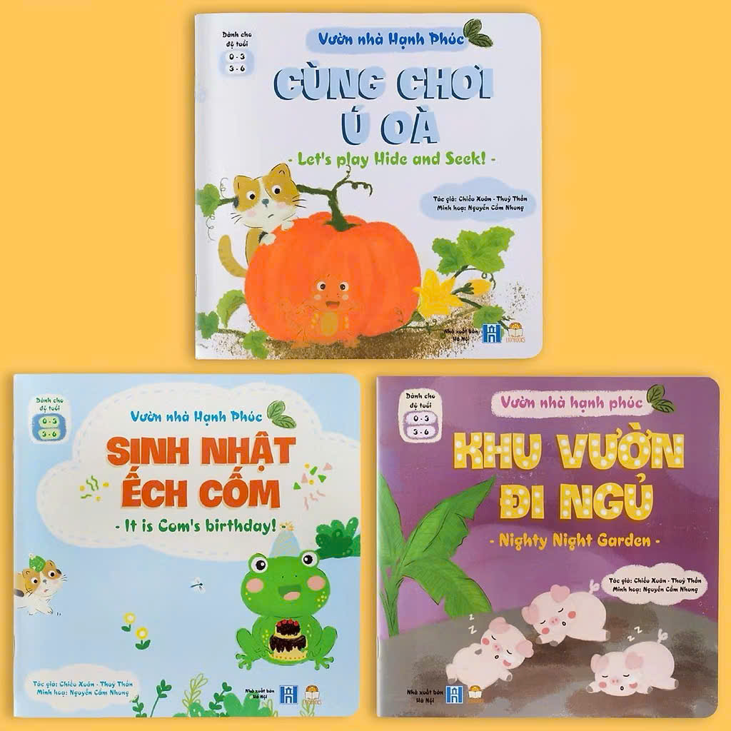 Sách thiếu nhi - Vườn nhà hạnh phúc - LionBooks