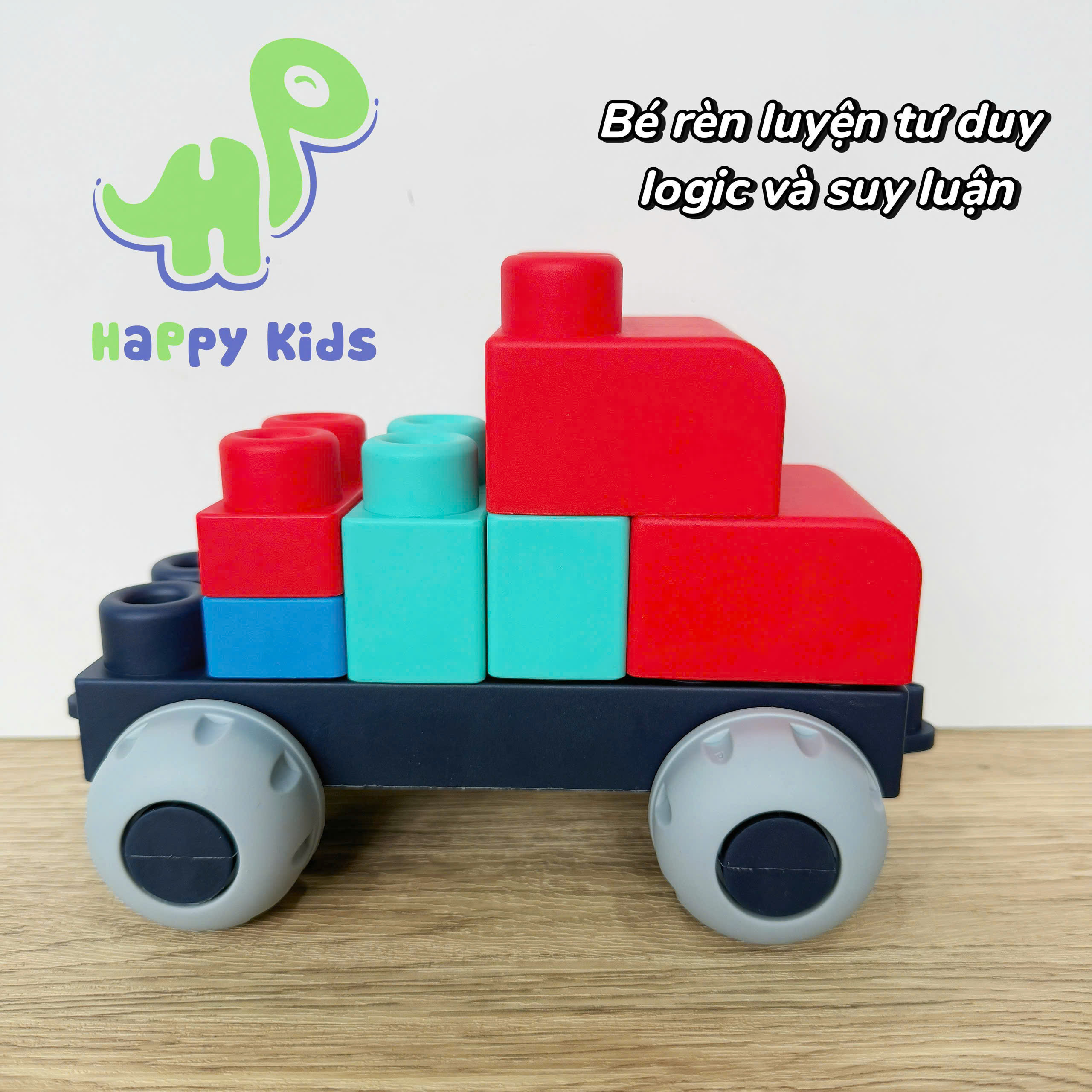 Đồ chơi lắp ráp size lớn cao su mềm cho bé