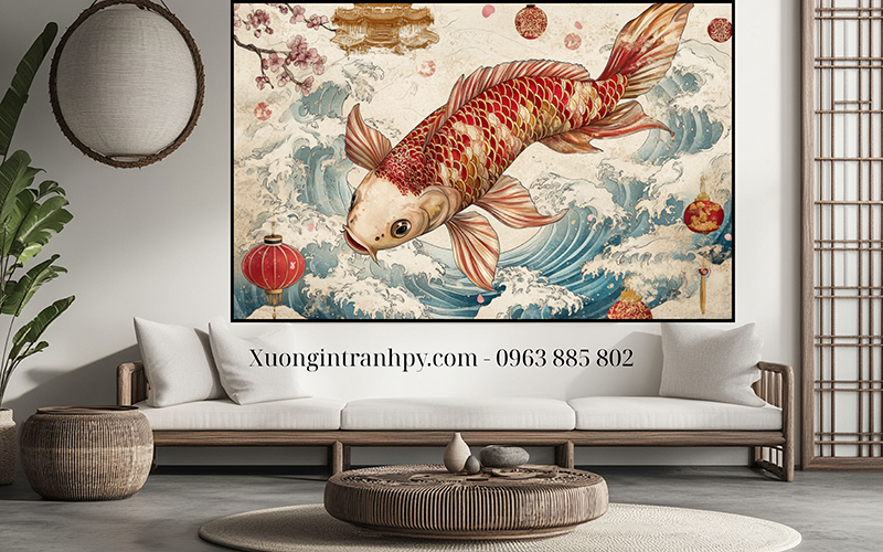 Chủ đề treo tranh phong thủy giúp cuộc sống thuận lợi