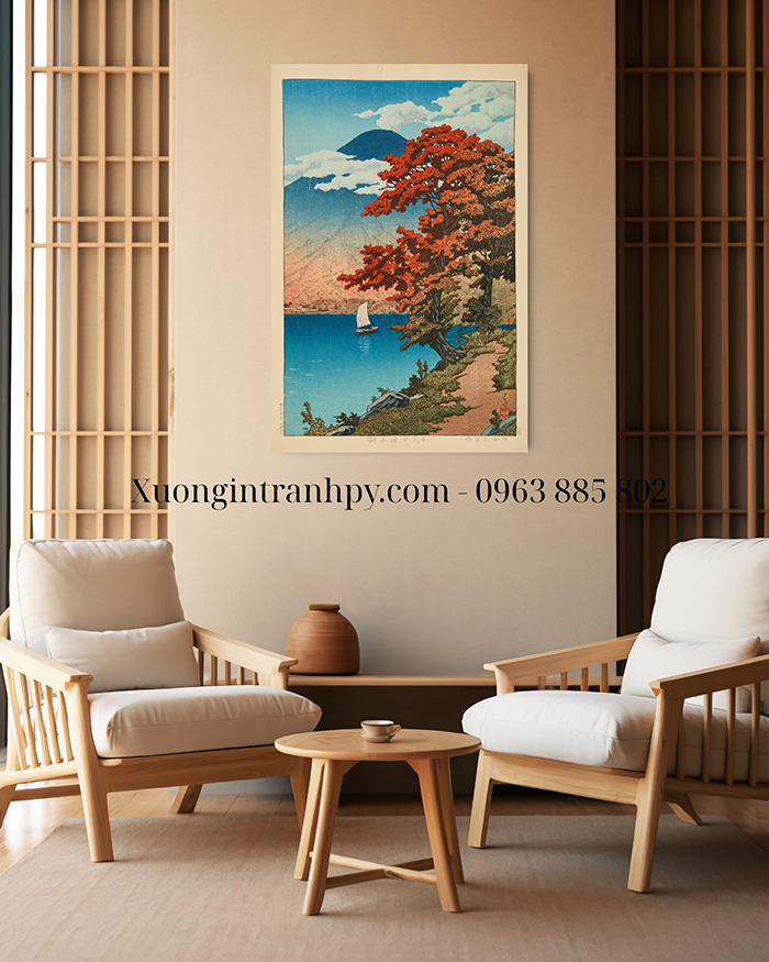 Treo tranh nhật cải thiện phong thủy