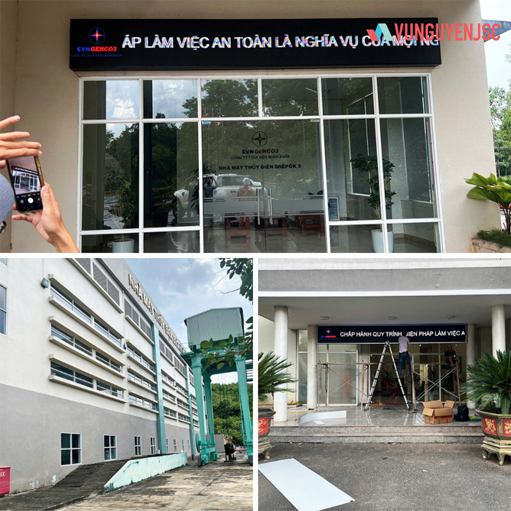 Cung cấp màn hình LED cho Nhà máy Thủy Điện SrePok 3