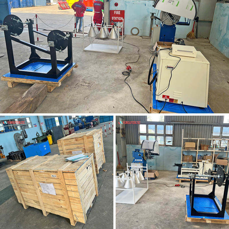 Hợp tác cùng POS: Vũ Nguyên bàn giao máy cuốn dây Motor công suất lớn