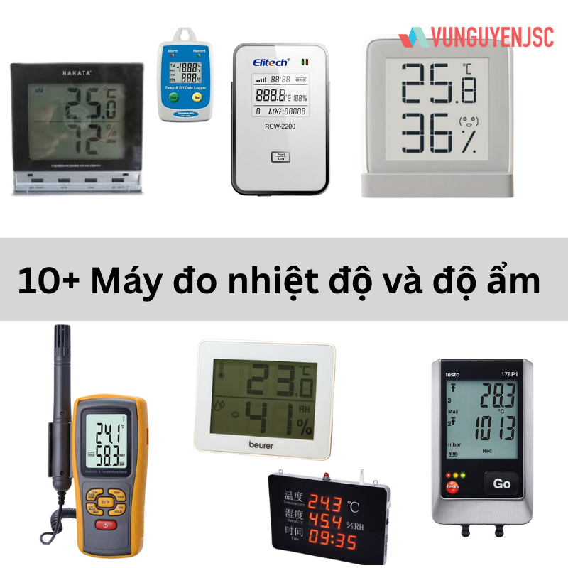 Top 10 máy đo nhiệt độ và độ ẩm đáng mua