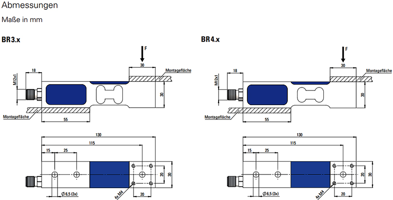 bản vẽ kích thước của HKM BR 3x, BR4x