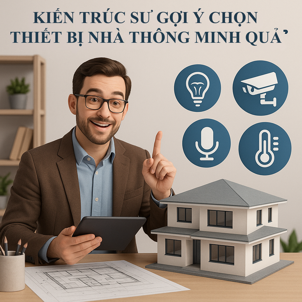 Kiến trúc sư gợi ý chọn thiết bị nhà thông minh hiệu quả