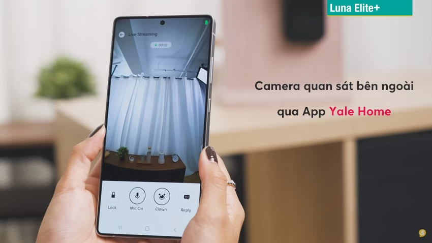 Khóa thông minh Face ID Video call Yale Luna Elite