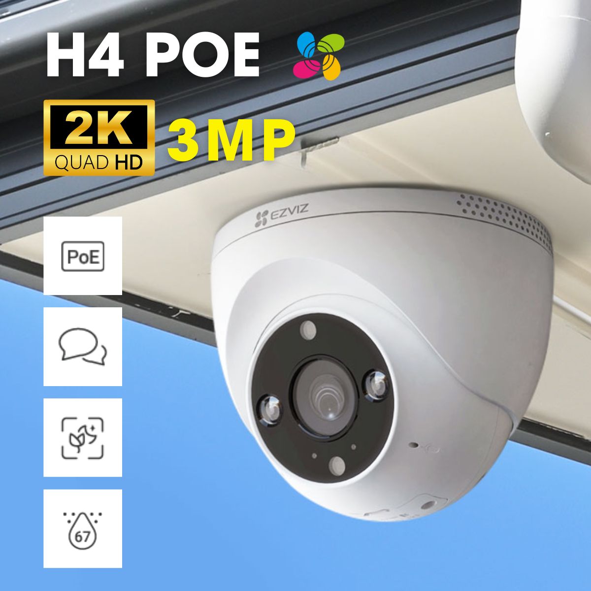 Camera Ngoài trời EZVIZ H4 PoE