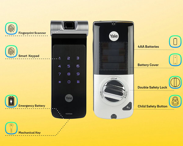 KHÓA VÂN TAY YALE YDD 724A