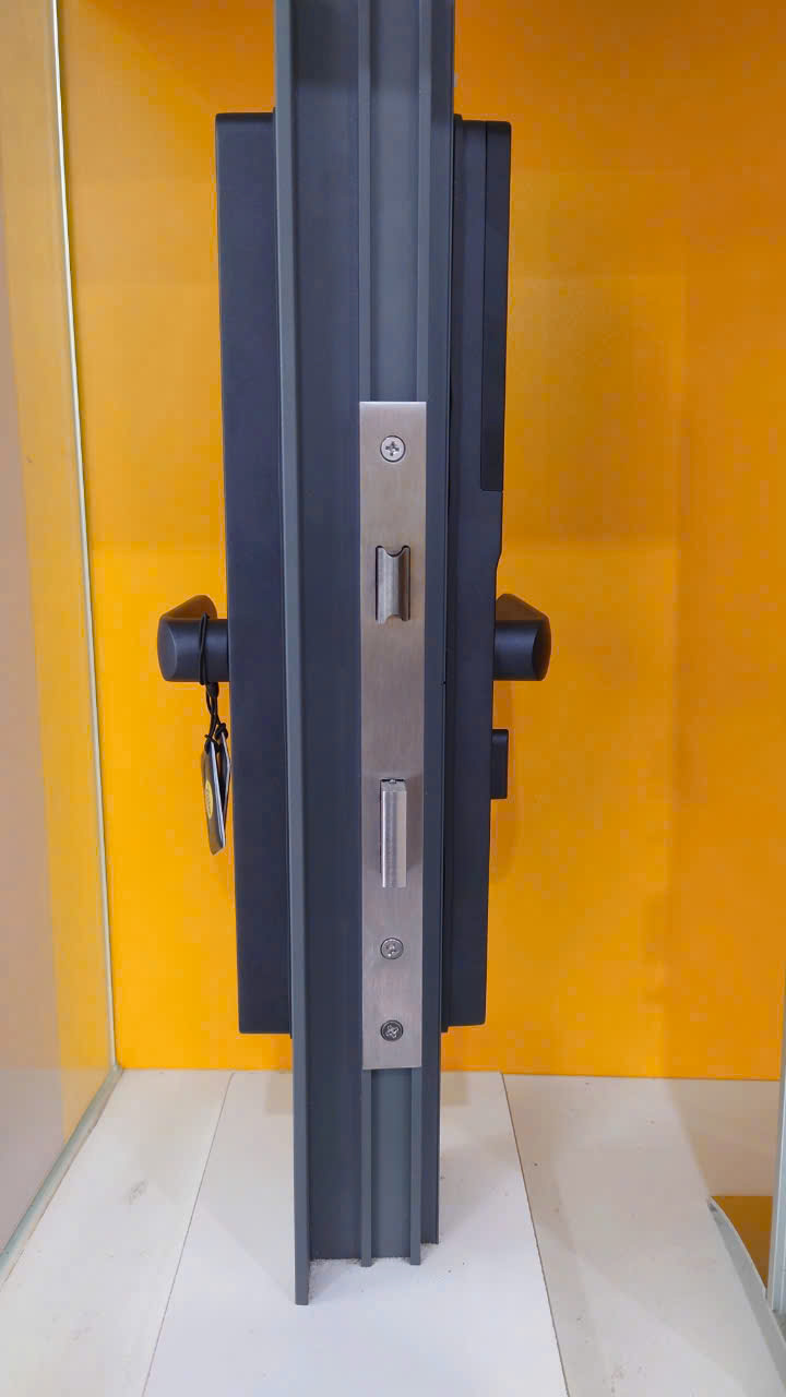 KHÓA VÂN TAY CỬA NHÔM YALE YDMA 100NP