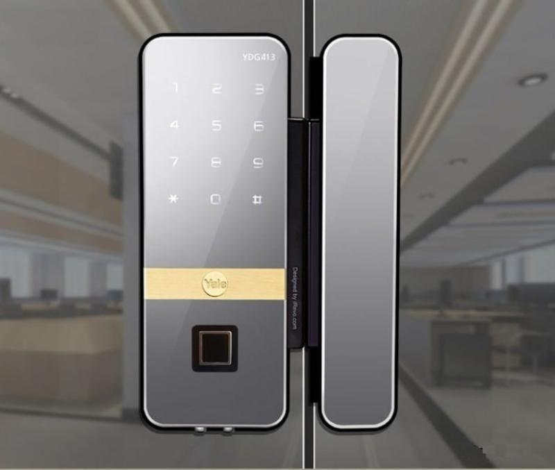 KHÓA VÂN TAY CỬA KÍNH YALE YDG 413A