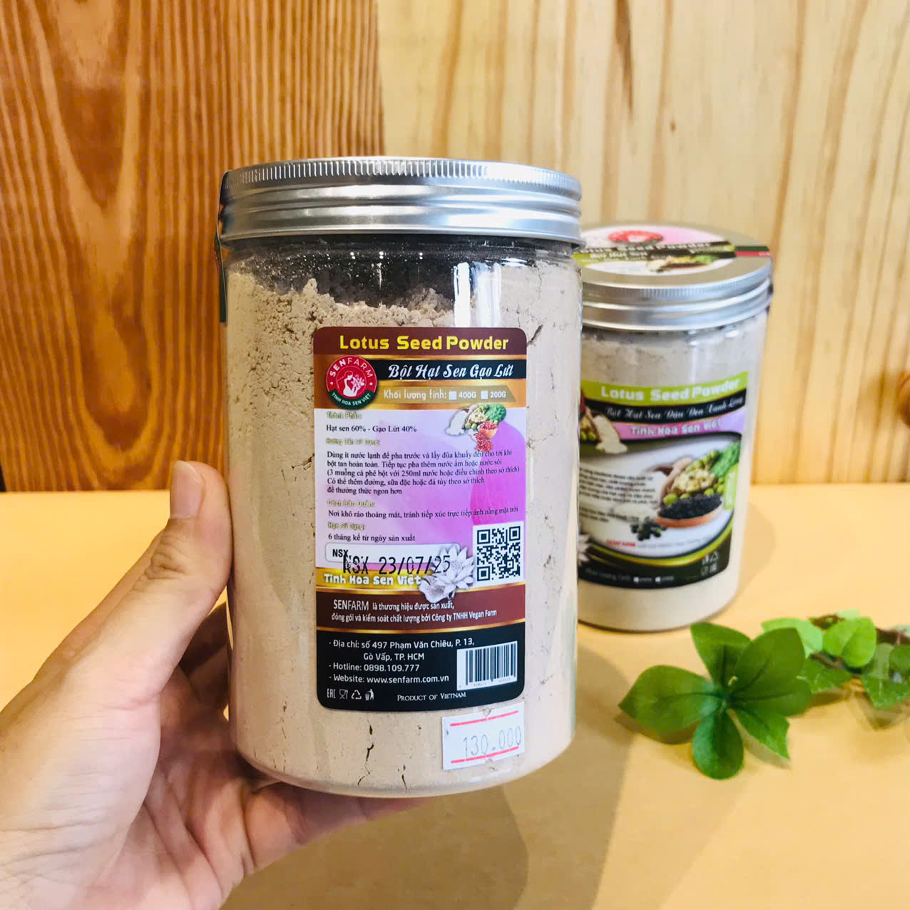 Bột hạt sen gạo lứt 400g