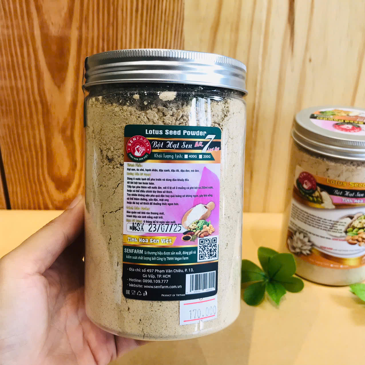 Bột hạt sen mix 7 loại 400g