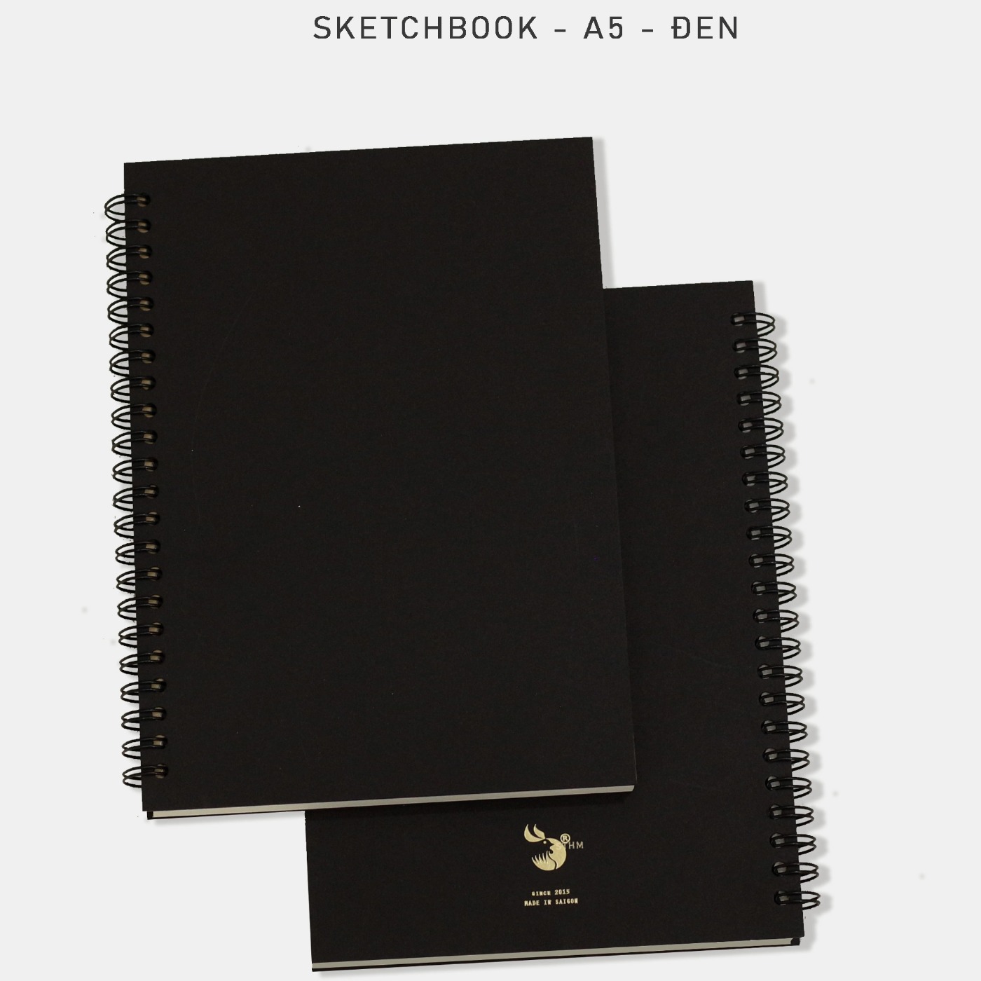 Sổ tay vẽ chì - Sketchbook basic - A5- Bìa đen