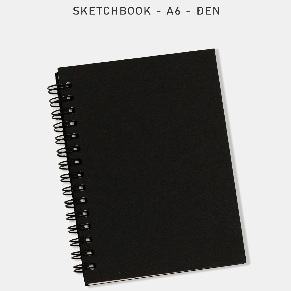 Sổ tay vẽ chì - Sketchbook basic - A6- bìa đen