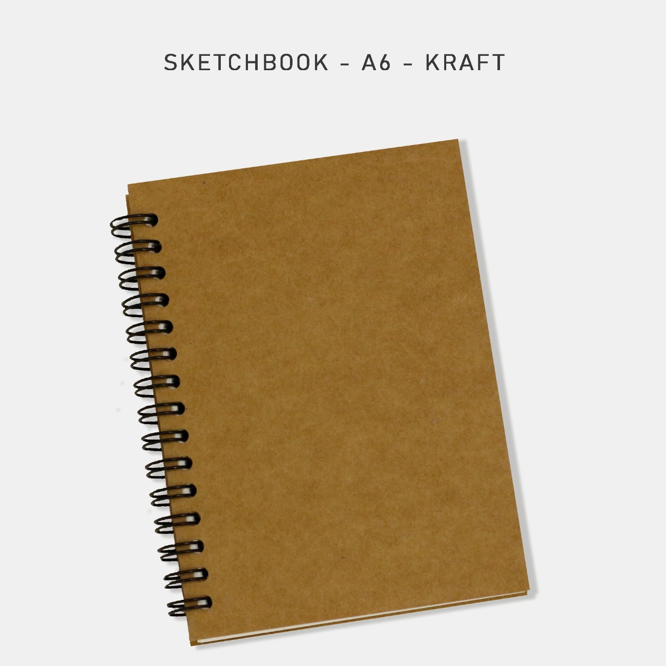 Sổ tay vẽ chì - Sketchbook basic - A6- bìa kraft