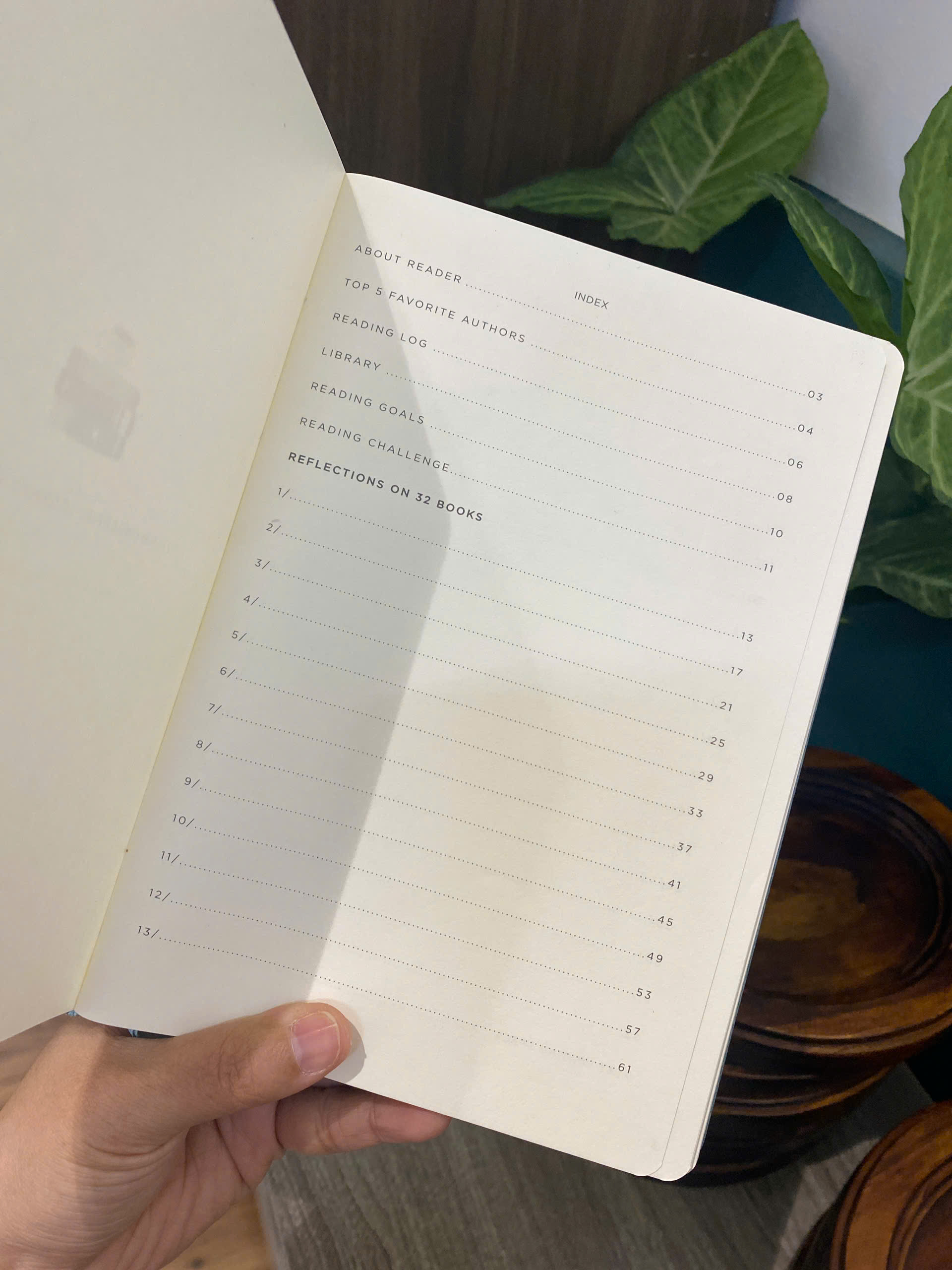 Reading Journal - Nhật ký đọc sách, viết lạicảm nghĩ về sách - Teal