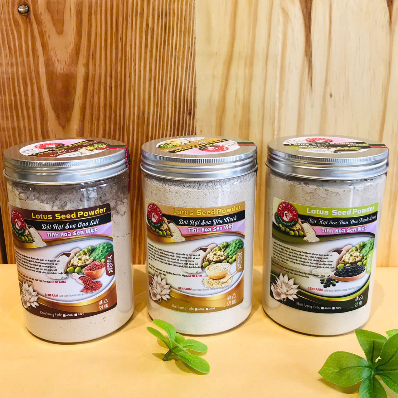 Bột hạt sen gạo lứt 400g