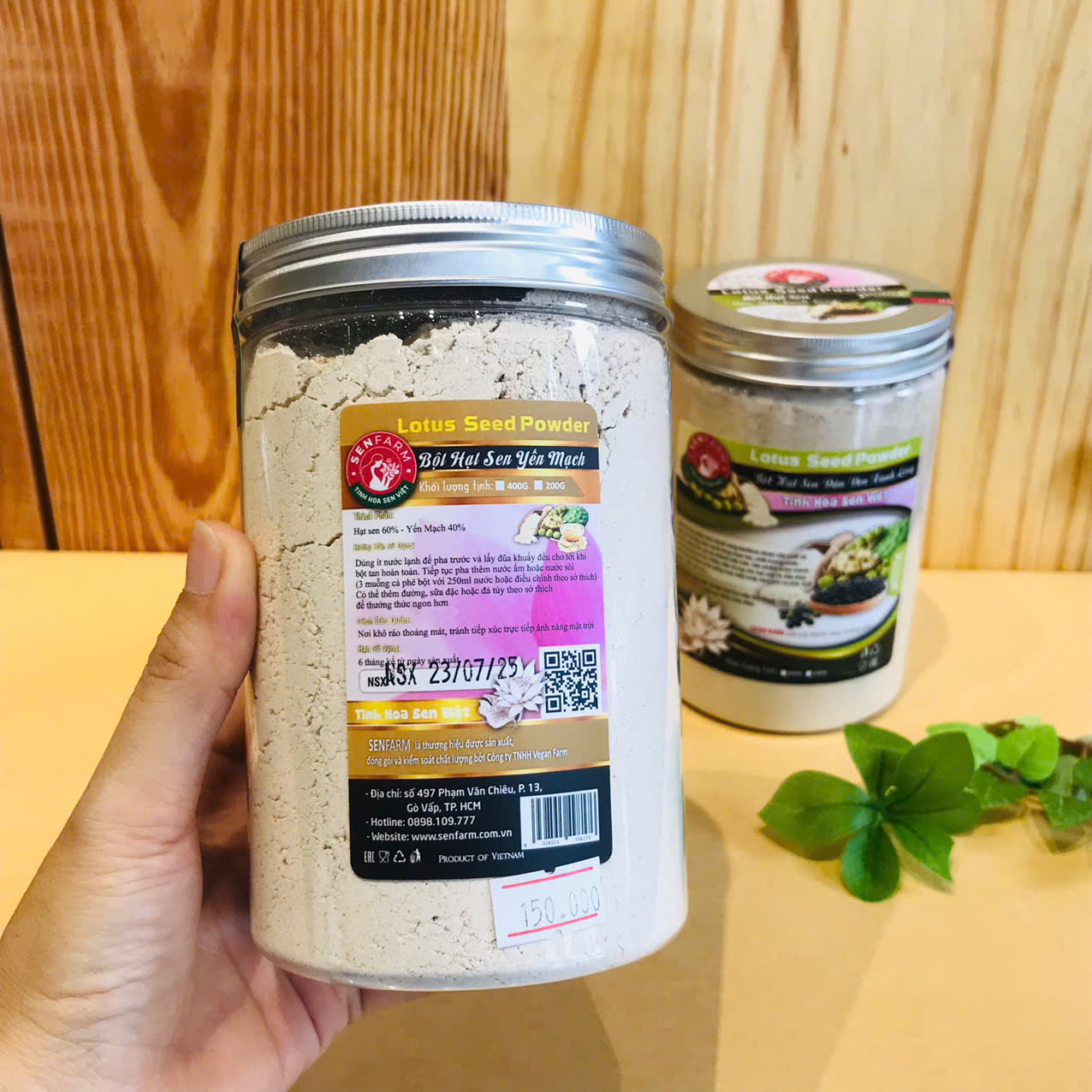 Bột hạt sen yến mạch 400g