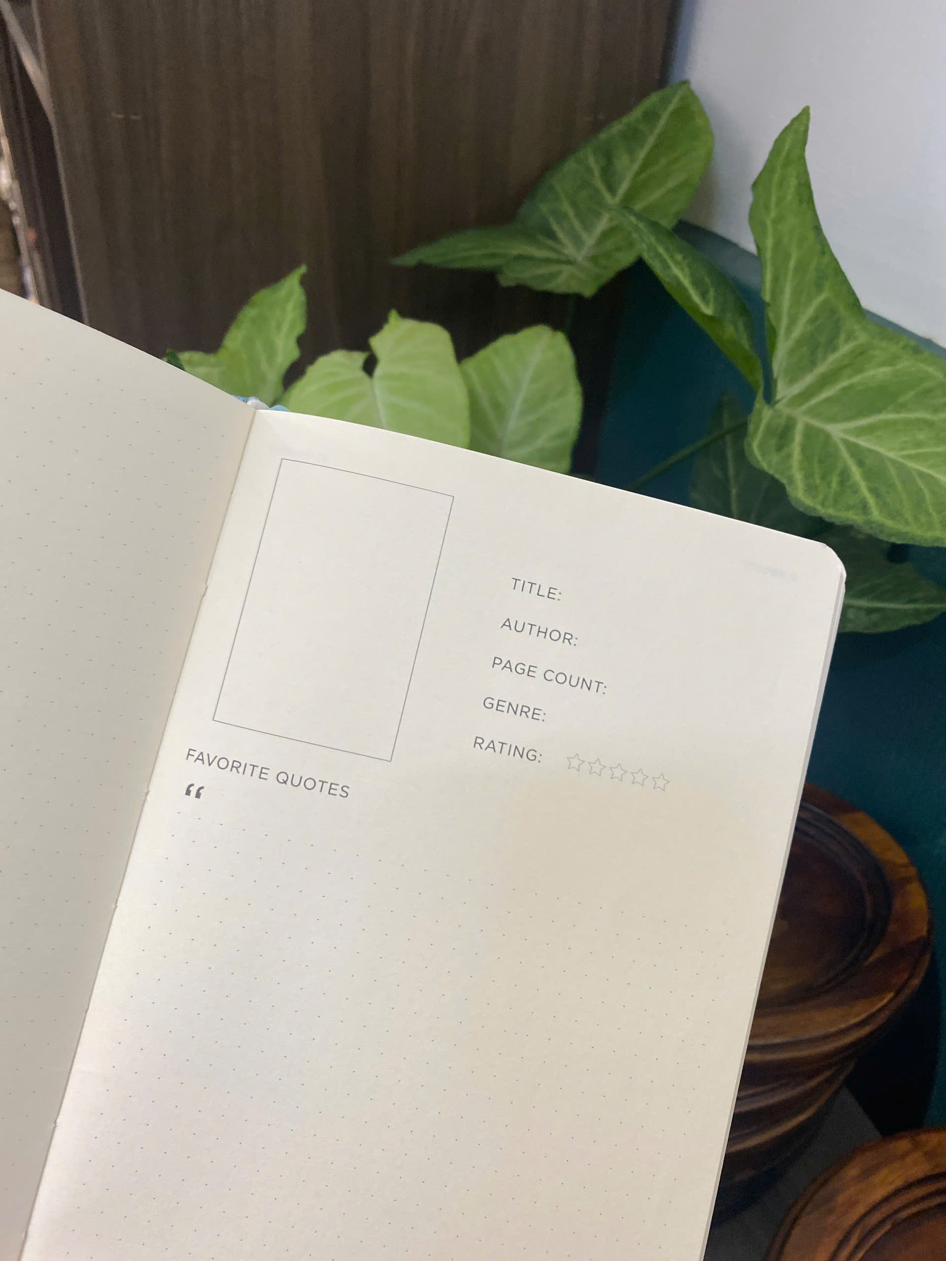 Reading Journal - Nhật ký đọc sách, viết lạicảm nghĩ về sách - Teal