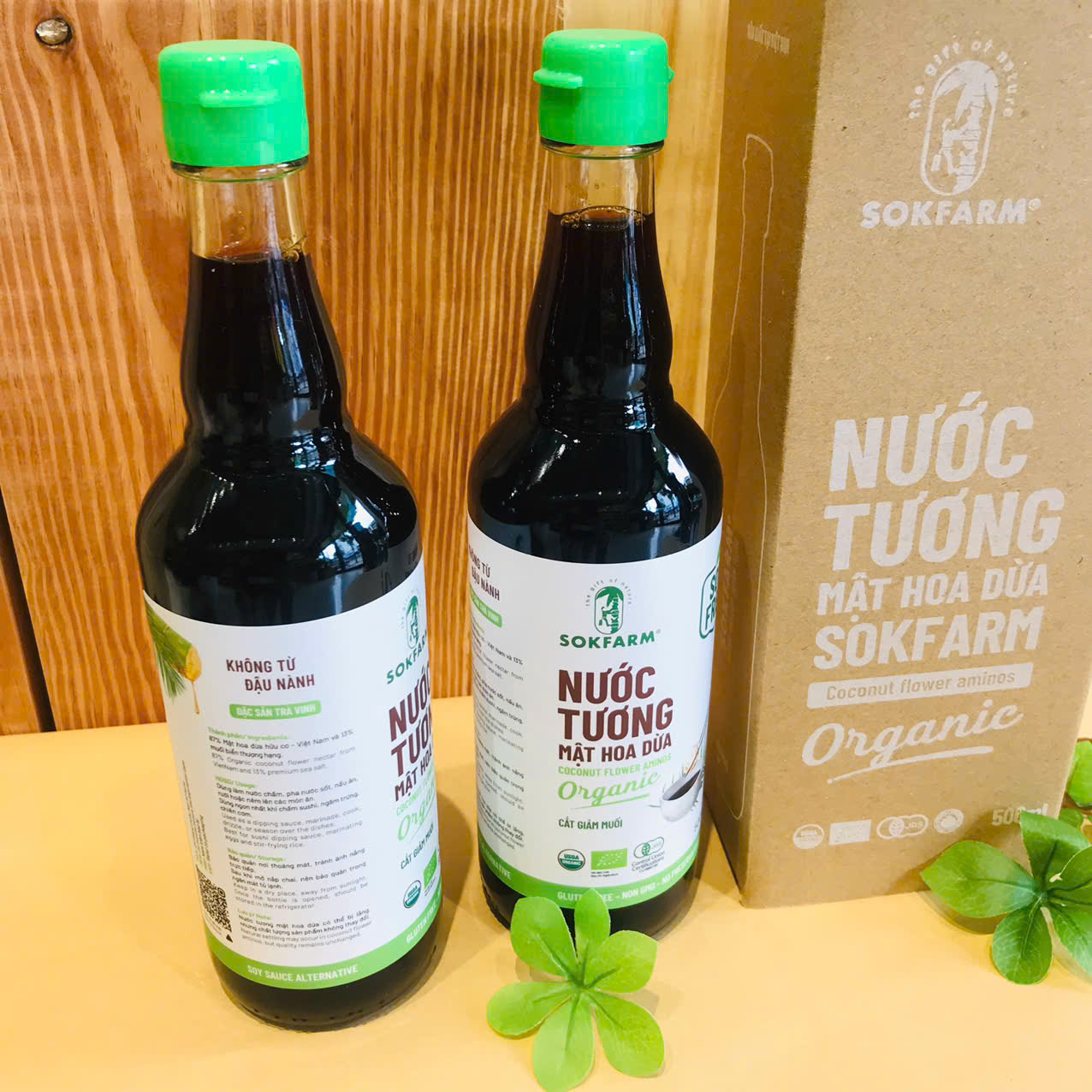 Nước tương mật hoa dừa hữu cơ 500ml