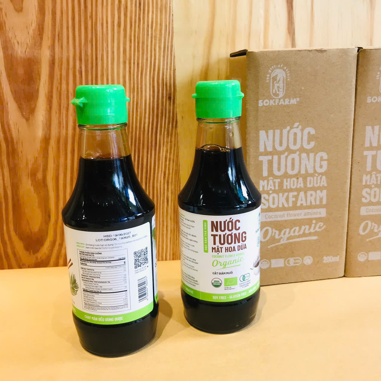 Nước tương mật hoa dừa hữu cơ 200ml
