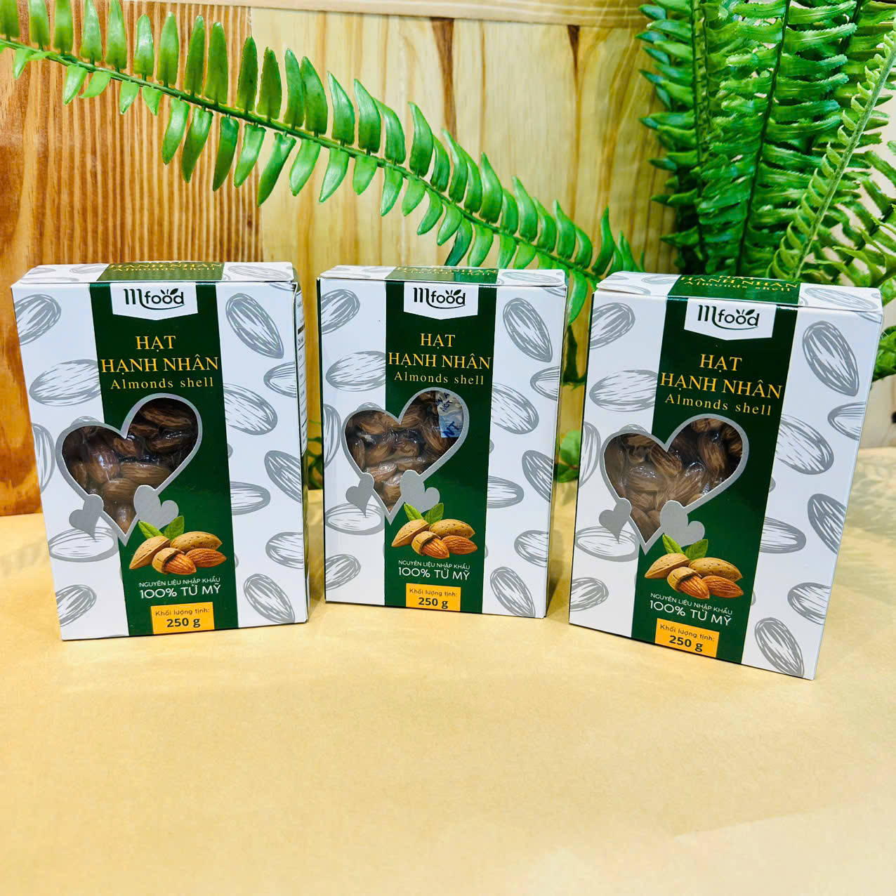 HẠT HẠNH NHÂN TÁCH VỎ HỘP 250G - MF