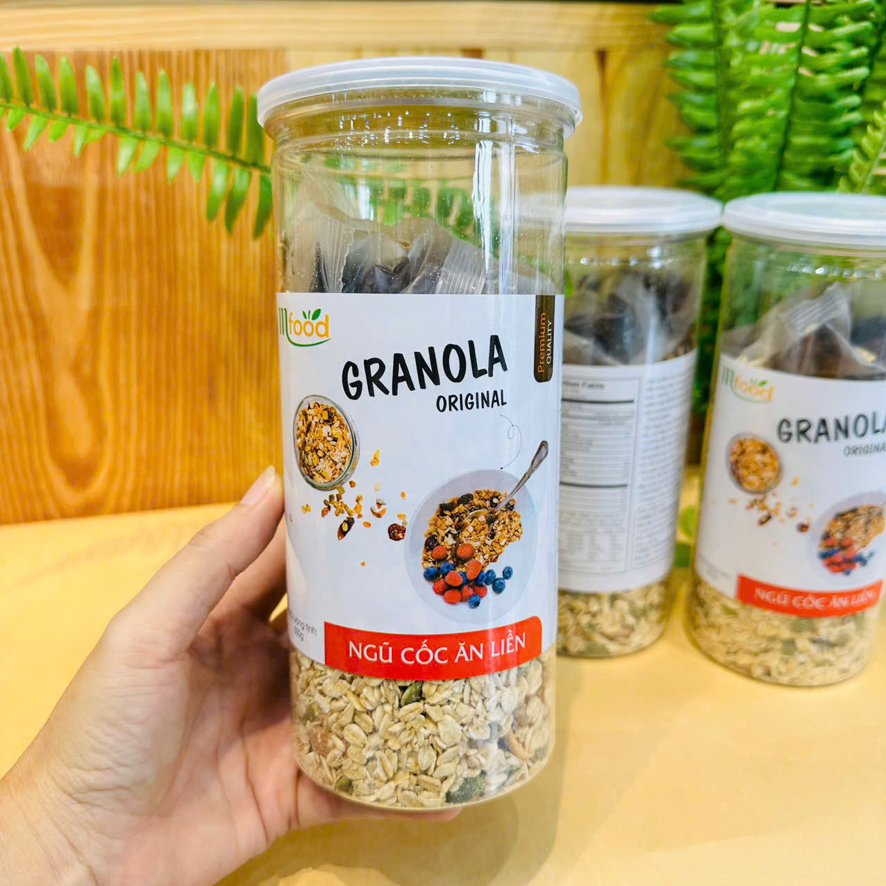 GRANOLA 50% HẠT HỦ  500G