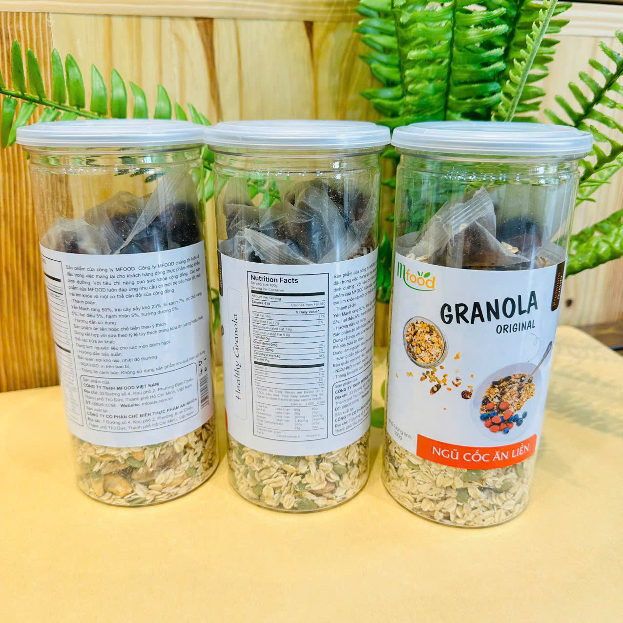 GRANOLA 50% HẠT HỦ  500G