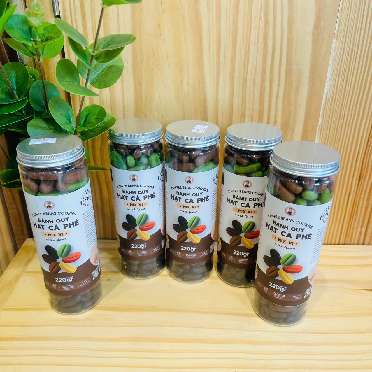Bánh quy hạt café Mix vị 220gr - NCL