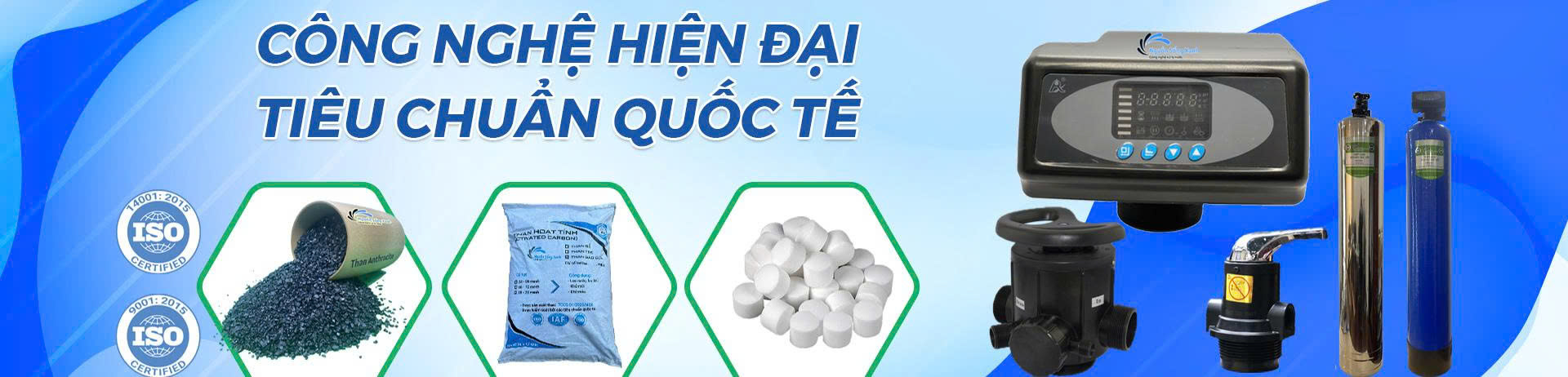 Vật tư, thiết bị - vật liệu xử lí nước