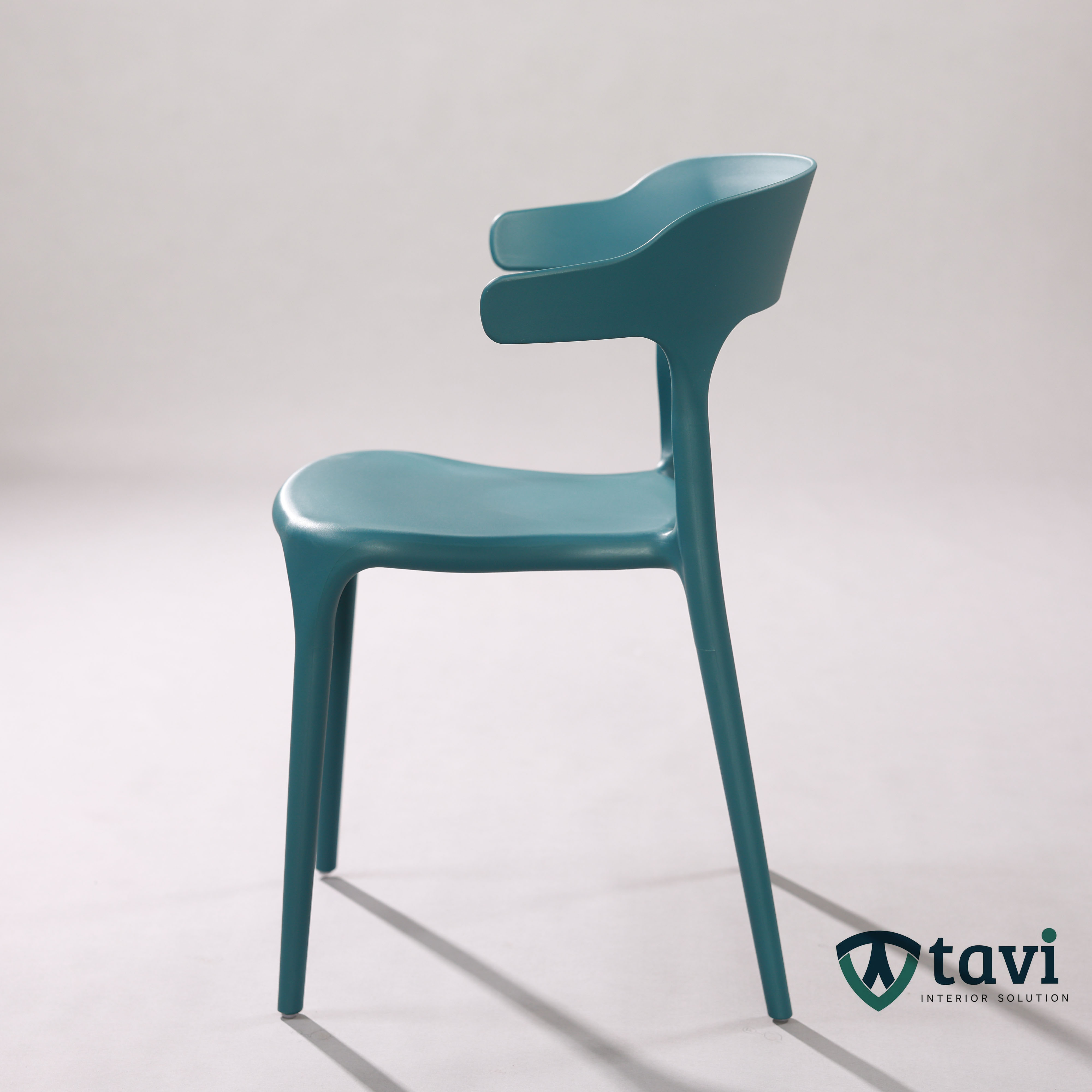 Ghế cafe ghế ăn nhựa đúc xếp chồng - TV301