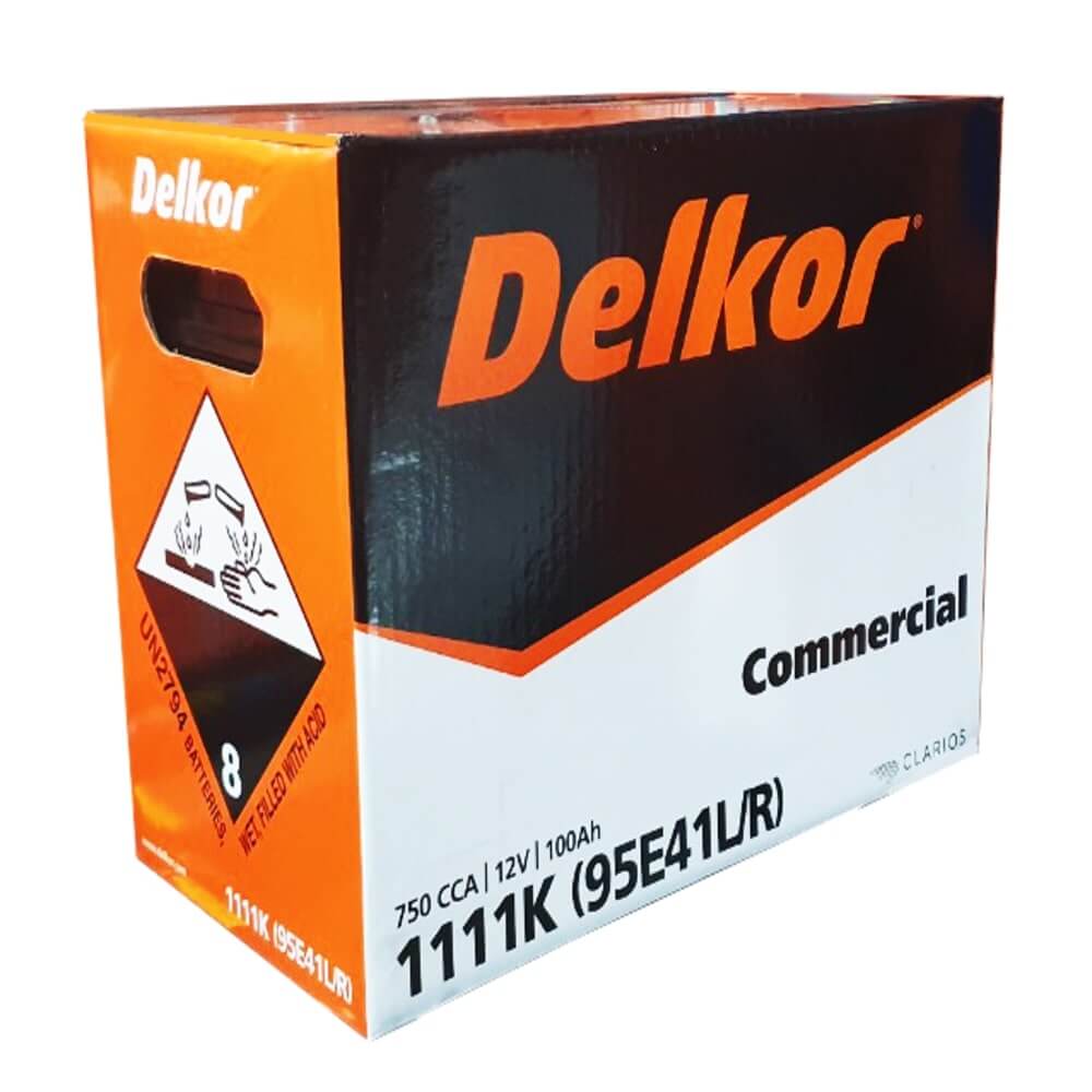 Ắc quy Delkor 12V 100AH 1111K cọc chì