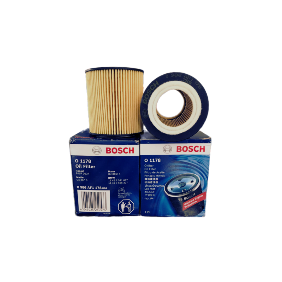 Lọc Dầu Nhớt BOSCH O1178 Cho BMW X5, 525i, Vinfast Lux SA