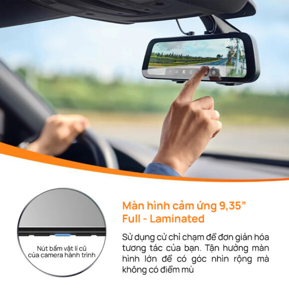 Camera Hành Trình Gương Chiếu Hậu Xiaomi 70mai S500