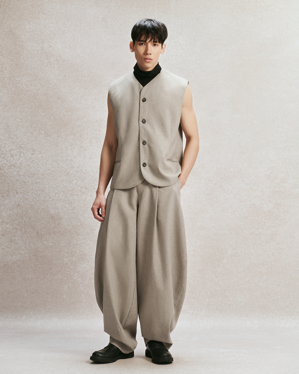Vase Wool-Blend Pants Beige