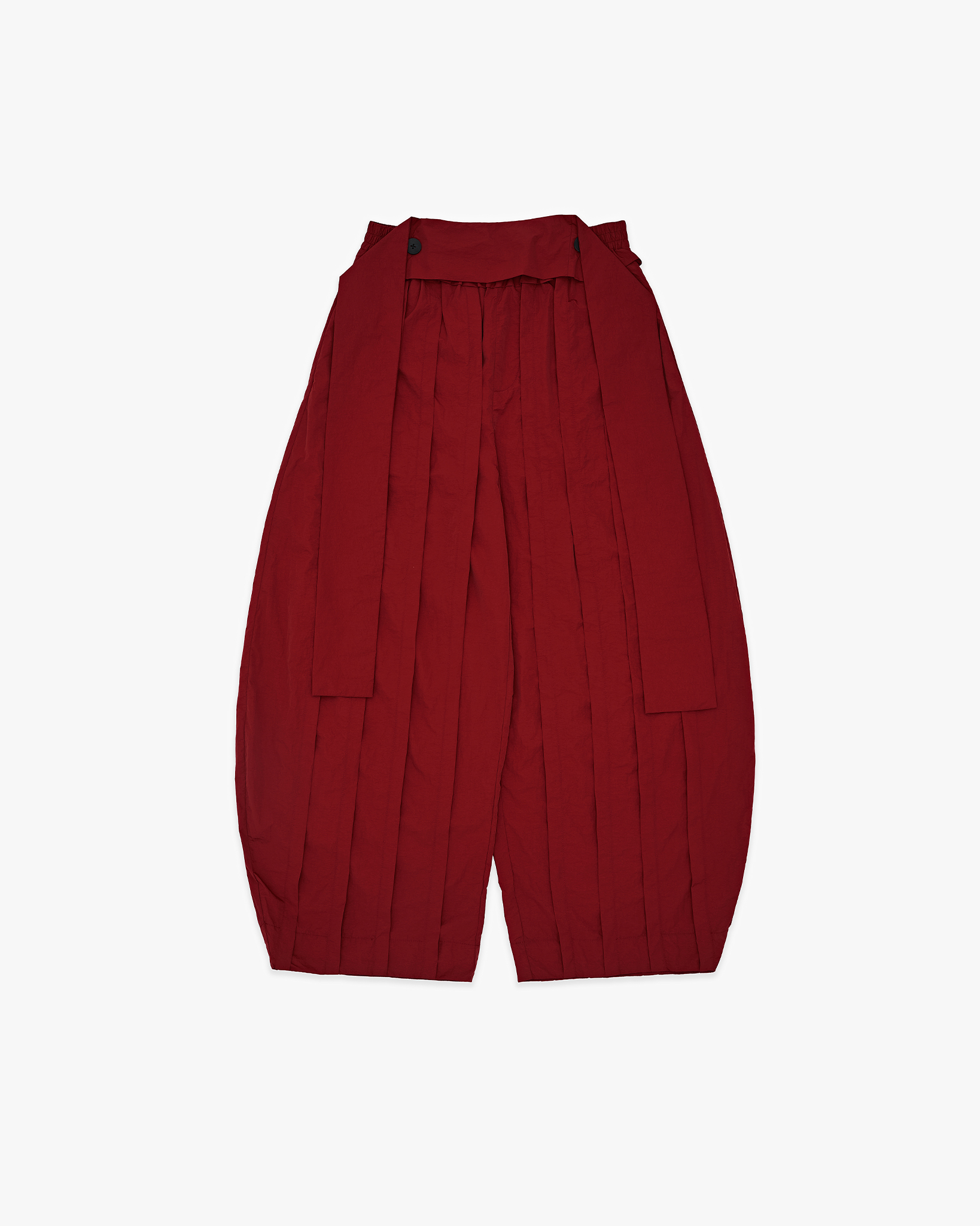 Harago Pleats Pants Red
