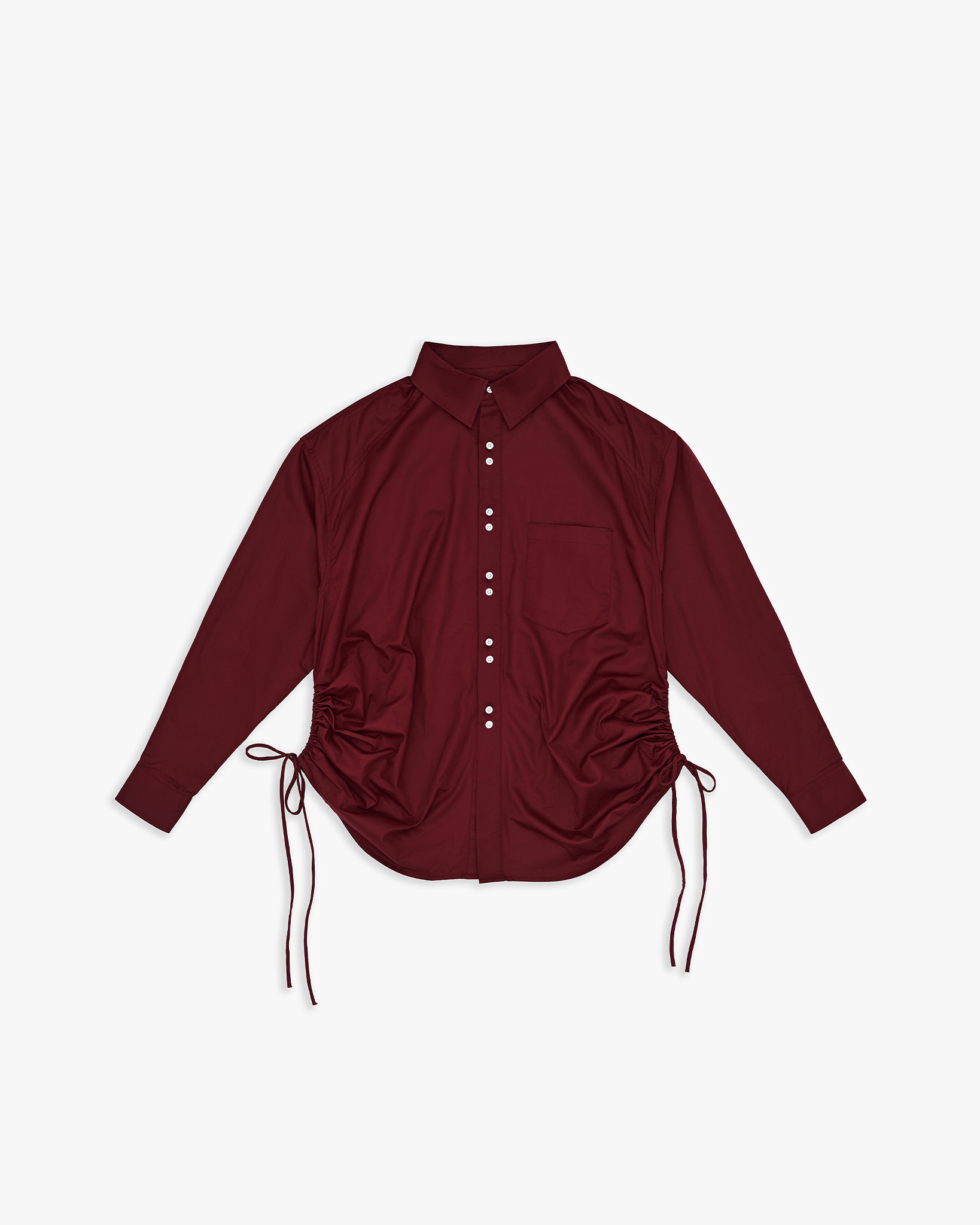 Rafiaa Shirt Burgundy