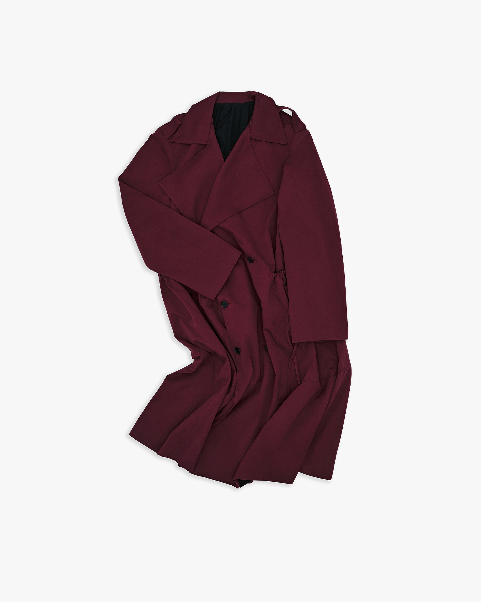 Raindrop Trench Coat Red