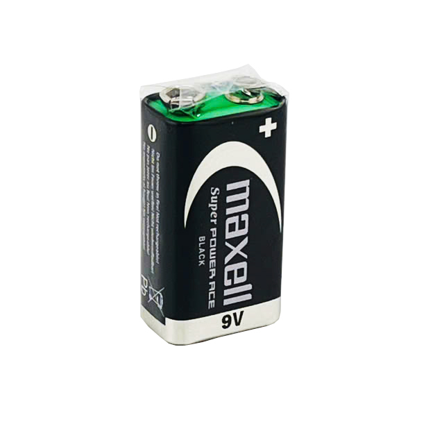 Pin Vuông 9V MAXELL Super Power ACE 6F22 Vỏ Kim Loại, Bền Bỉ, Không Chảy Nước - Hàng Chính Hãng